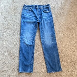 American Eagle Original Straight AirFlex+ Jeans Men Size 34x32, Like-New